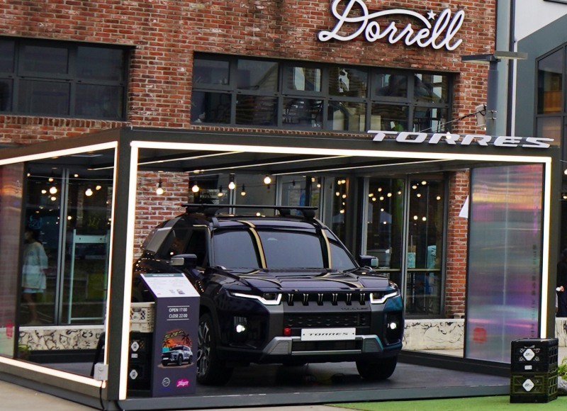 쌍용차, ‘플레이스 캠프 제주’서 토레스 전시이벤트 진행