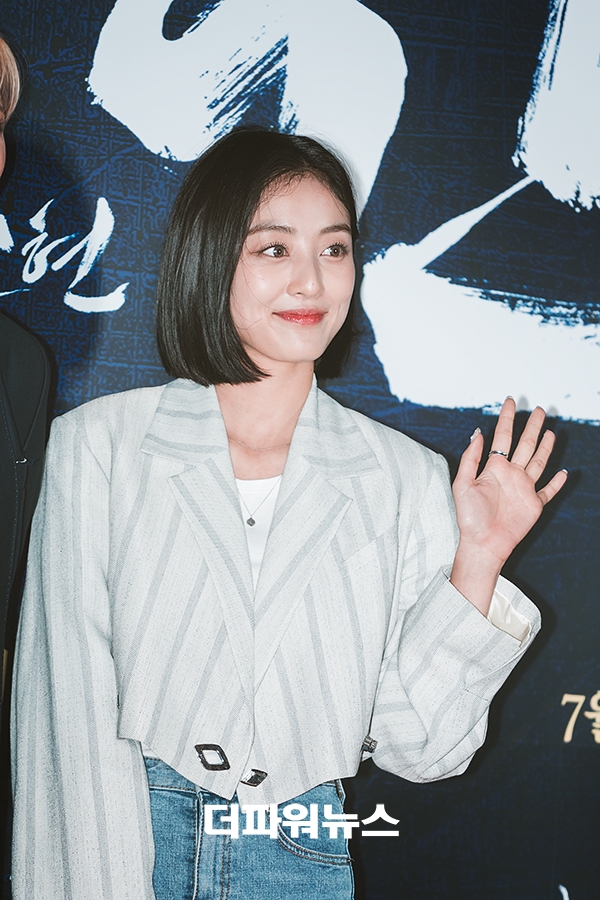 트와이스 지효, 영화 한산: 용의 출현 VIP시사회