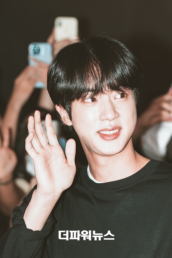 방탄소년단 진, 영화헌트 VIP시사회