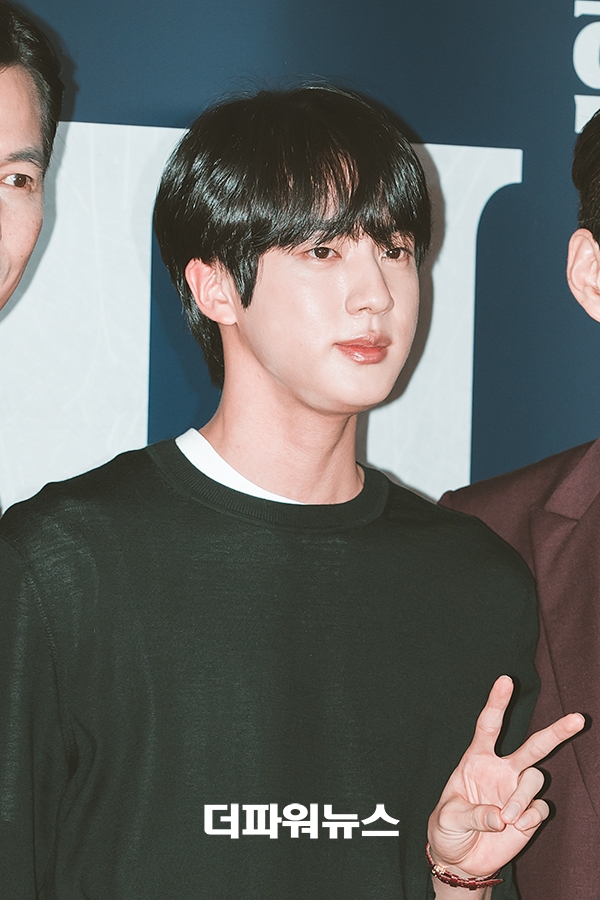 방탄소년단 진, 영화 헌트 VIP시사회