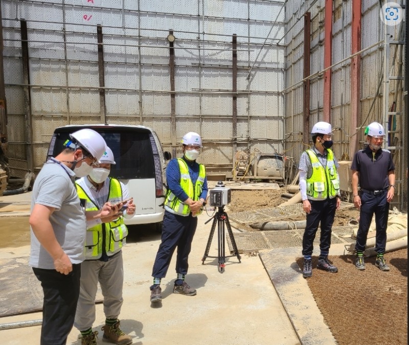 스마트 안전장비 설치모습 (사진=국토안전관리원)