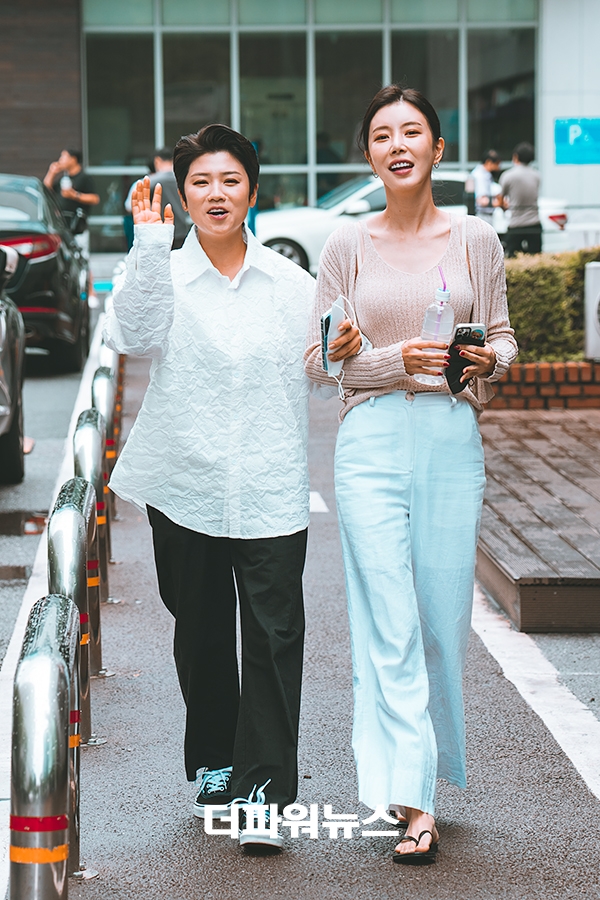 마이진-장혜리, KBS 가요무대 출근길