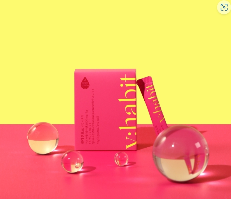 저분자 피쉬콜라겐 함유 '콜라겐프로' 출시 이미지. (사진=v.habit)