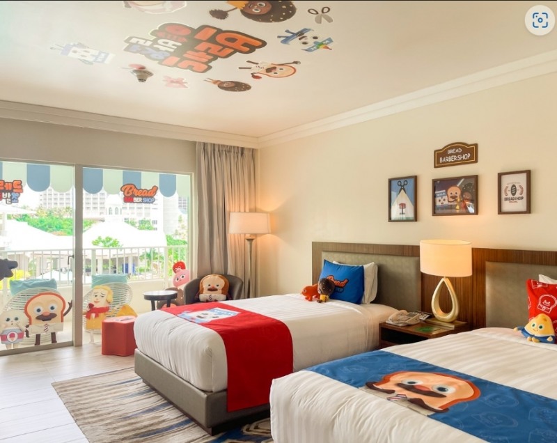 풀사이드 클럽 룸 이미지. (사진=롯데호텔 괌)