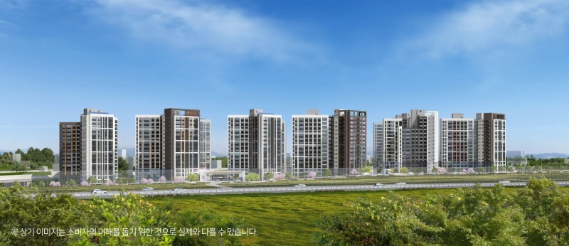 힐스테이트 원주 레스티지 투시도.(사진=현대건설)