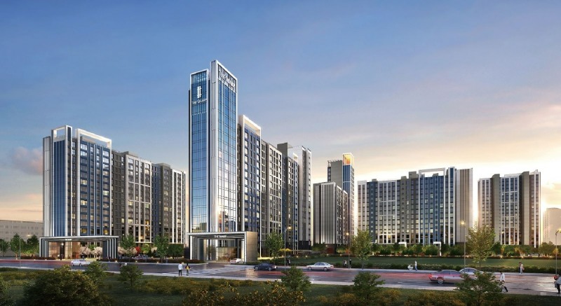 문촌마을16단지 리모델링사업 투시도.(사진=포스코건설)