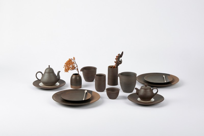 흑토 마주보기 티세트(국무총리상 수상)