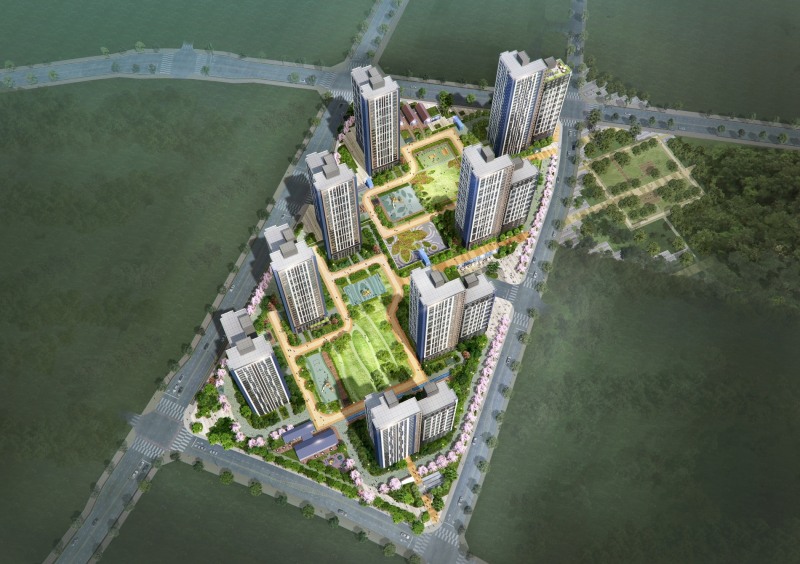 검단 한신더휴 어반파크 조감도.