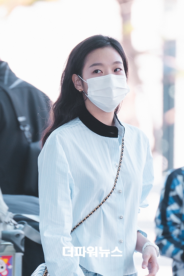 김고은, 인천국제공항 출국