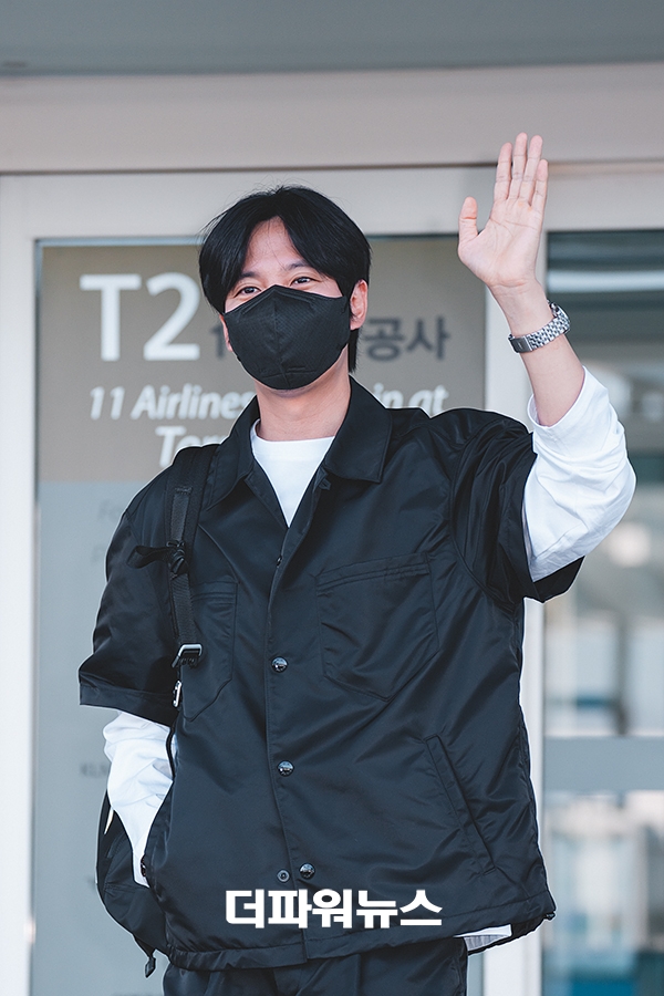 김남길, 인천국제공항 출국