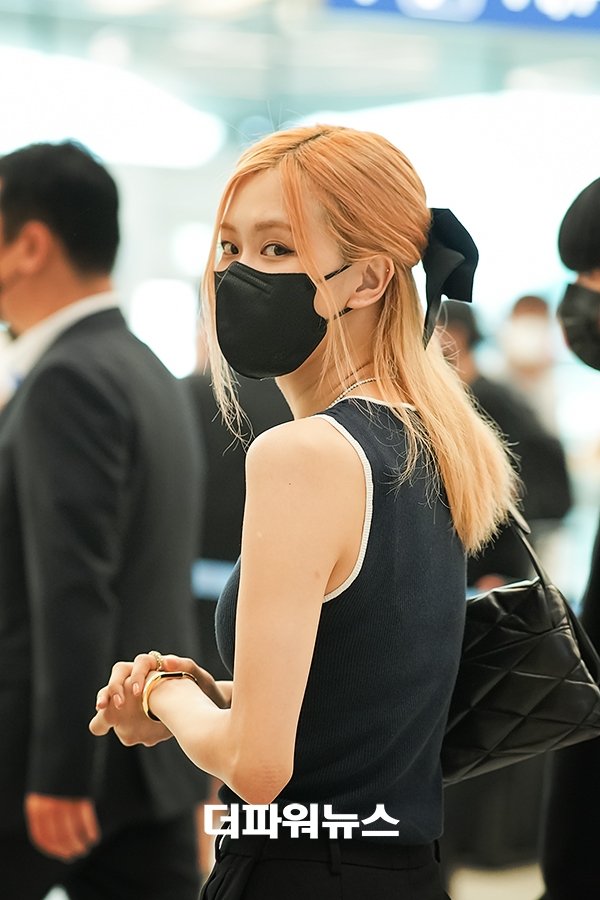 블랙핑크 로제, 인천국제공항 입국