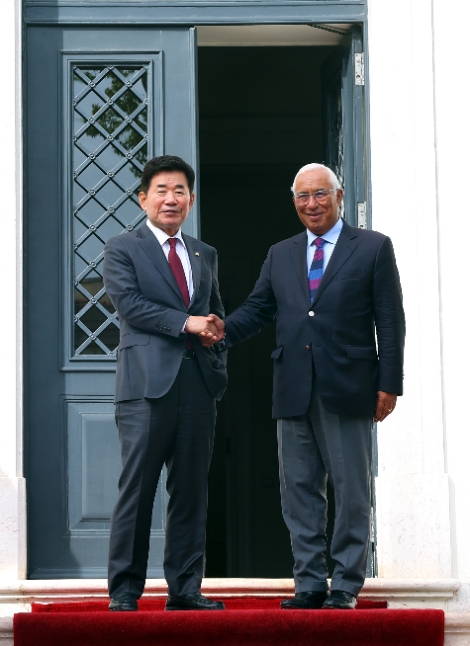 김진표 의장, 포르투갈 대통령 및 총리 회담