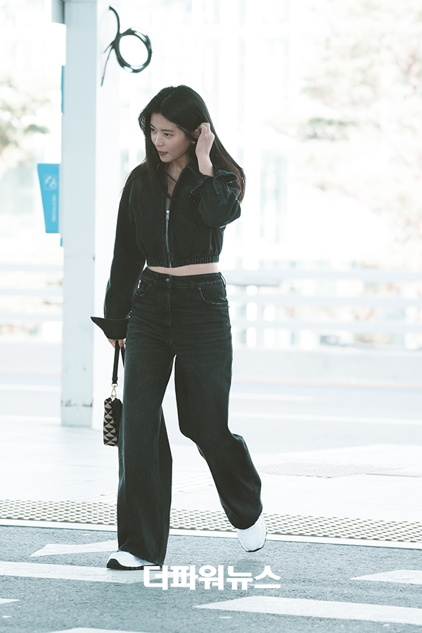 김태리, 인천국제공항 출국