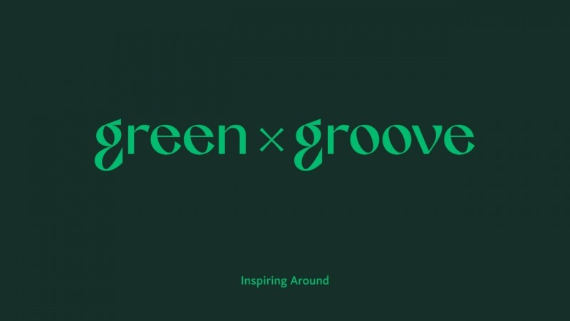 그린바이그루브(GREEN X GROOVE) 브랜드 로고.(사진=롯데건설)