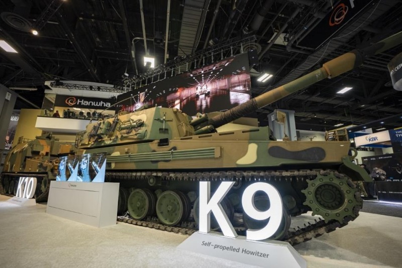 한화디펜스 AUSA 2022 전시 부스. (사진=한화디펜스)