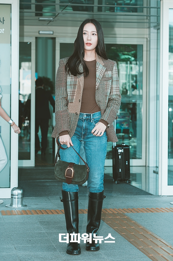 정수정, 인천국제공항 출국