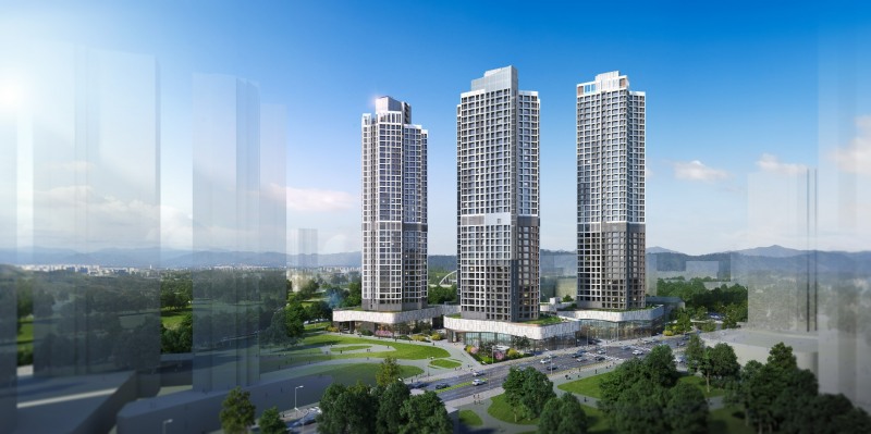 진주혁신도시 푸르지오 퍼스트시티 투시도.(사진=대우건설)