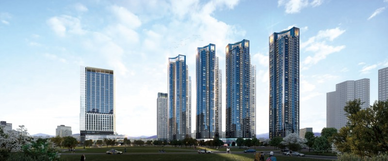 신월곡 1구역 도시환경정비사업 조감도.(사진=롯데건설)