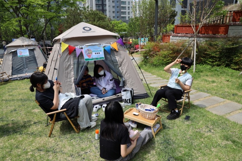 금천구, 도심 속 캠핑 ‘캠플’ 운영