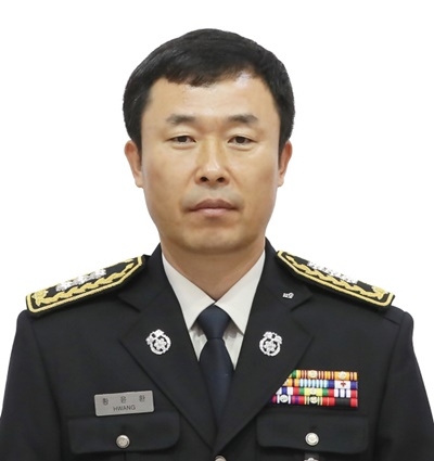 부산북부소방서 구조구급과장 황윤환.(사진제공=부산소방재난본부)