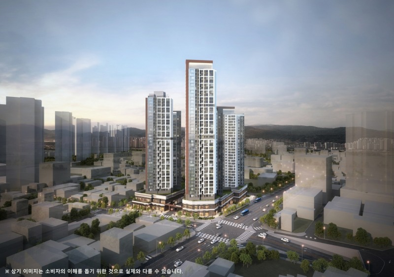 e편한세상 대전역 센텀비스타 조감도.(사진=DL건설)