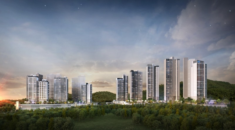 아산자이 그랜드파크 투시도.(사진=GS건설)