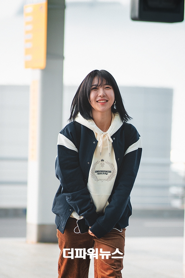 주현영, 인천국제공항 출국