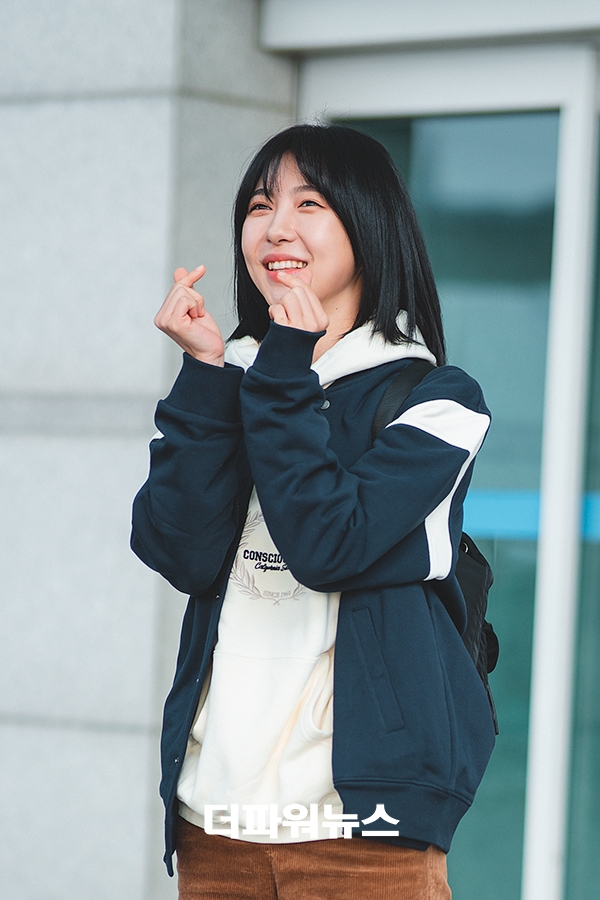 주현영, 인천국제공항 출국
