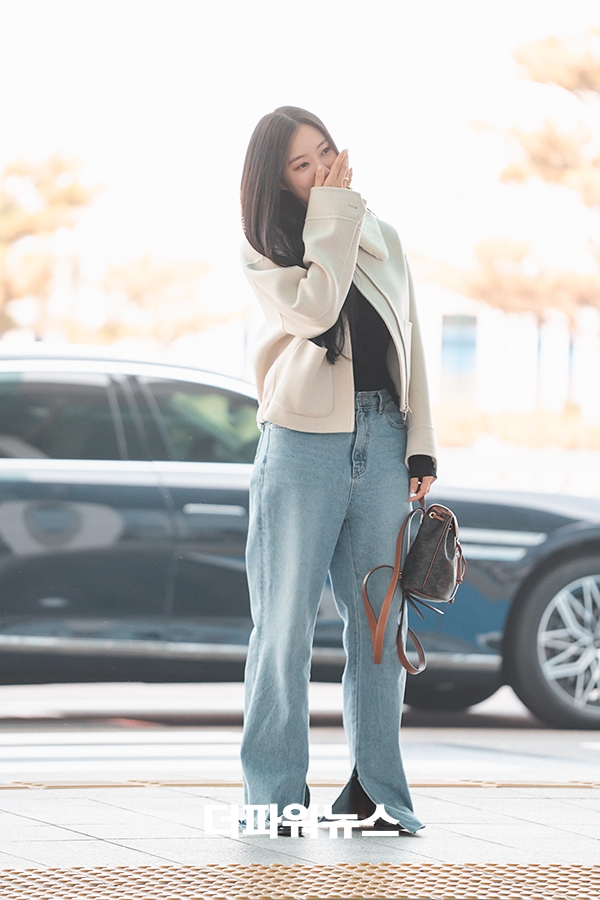 효민, 인천국제공항 출국