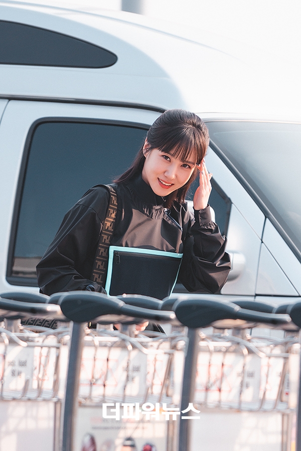 박은빈, 인천국제공항 출국
