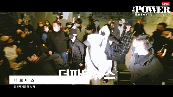 더보이즈, 인천국제공항 입국