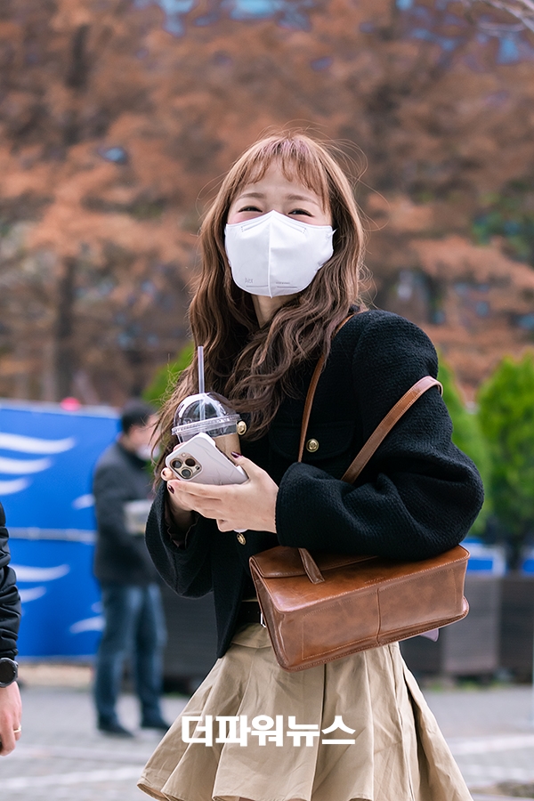 최유정, SBS 방송국 출근길