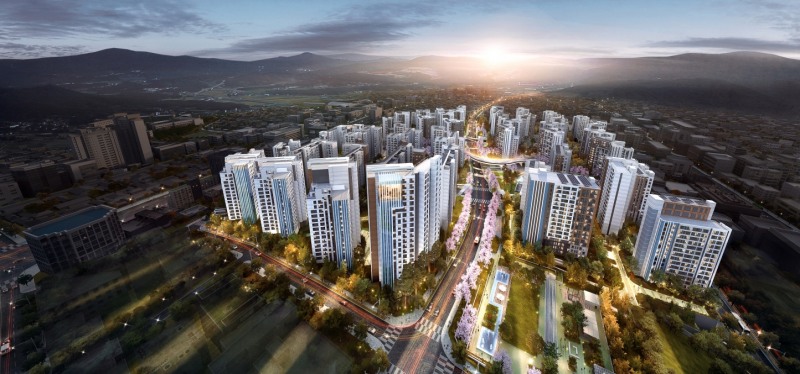 신흥1구역 조감도.(사진=GS건설)