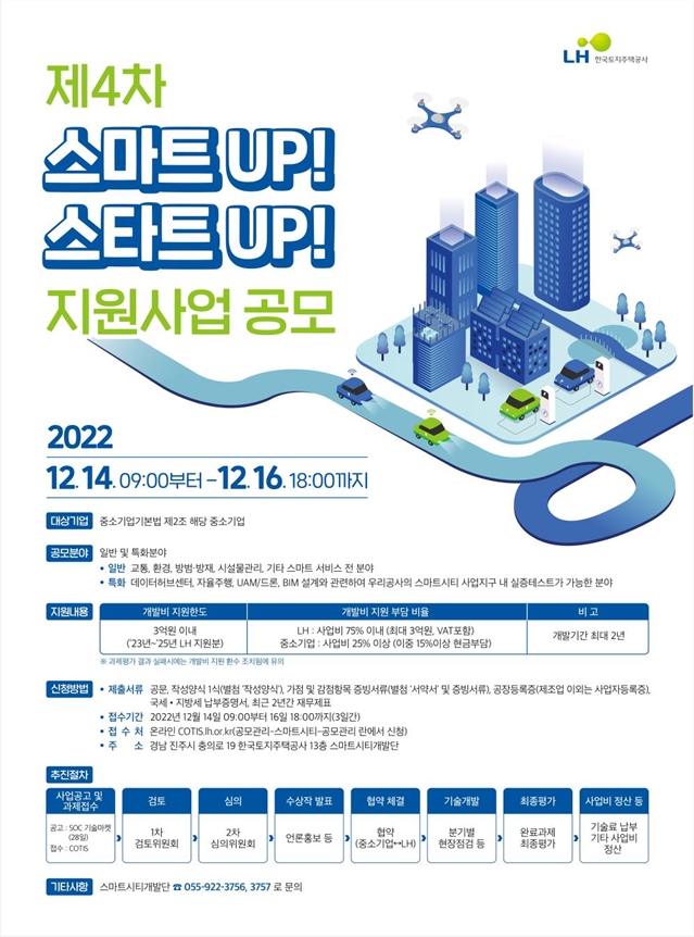 LH, 미래 스마트시티 함께 선도할 중소기업 발굴 총력