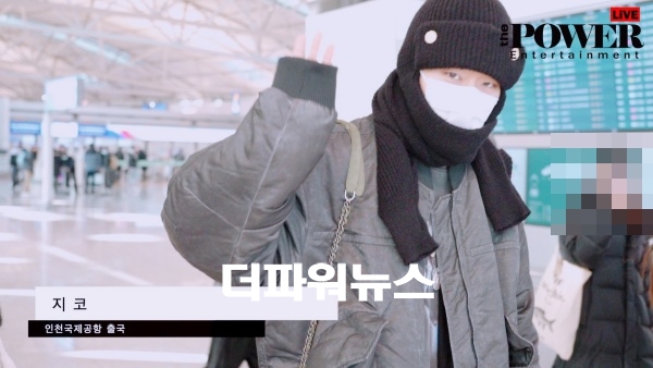 지코, 인천국제공항 출국