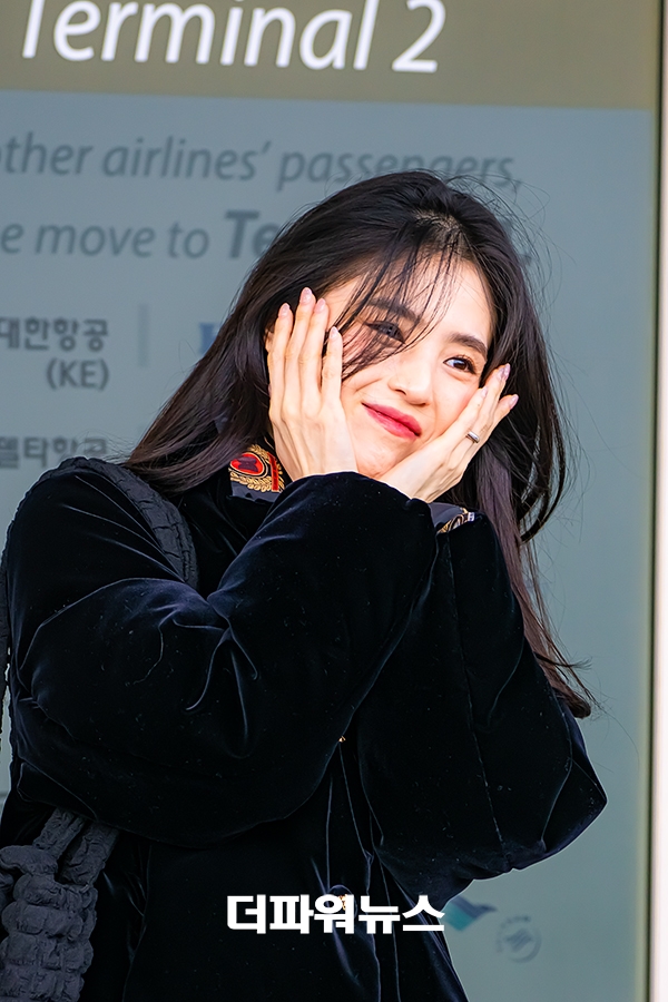 한소희, 인천국제공항 출국
