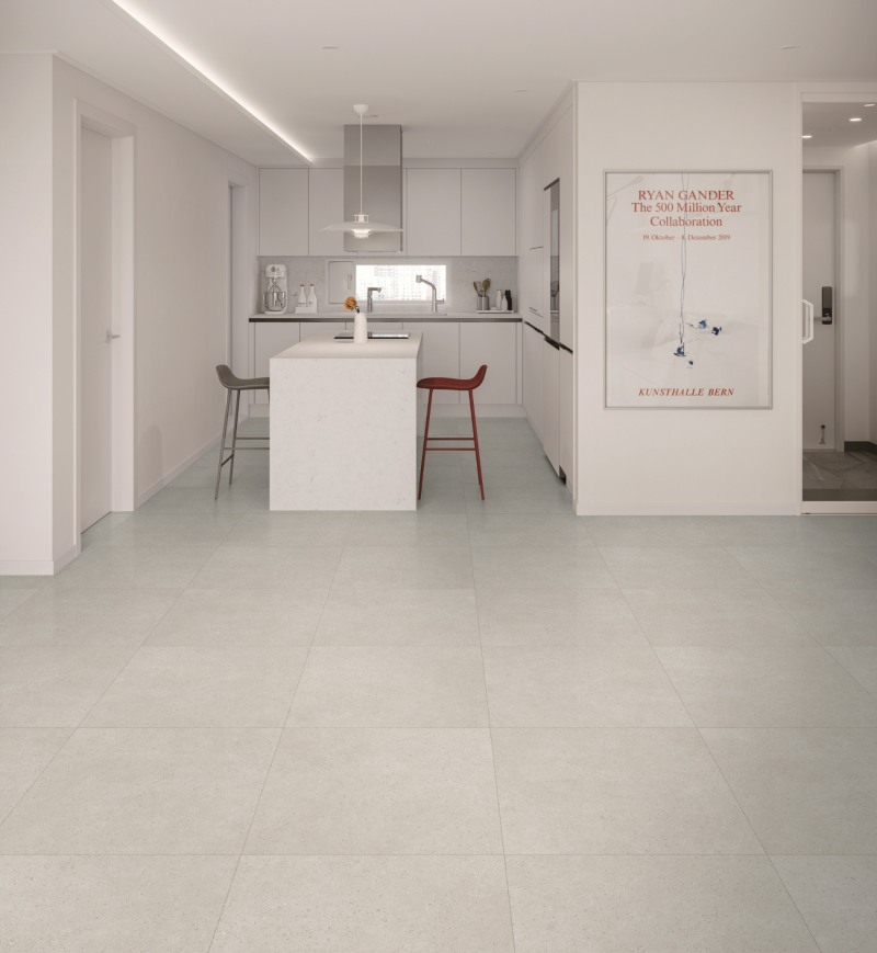 LX지인 바닥재 지아사랑애_내추럴 테라조 패턴.(사진=LX하우시스)