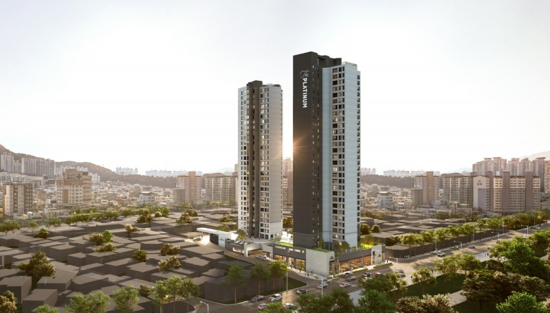 부산 연천시장 시장정비사업 조감도.(사진=쌍용건설)