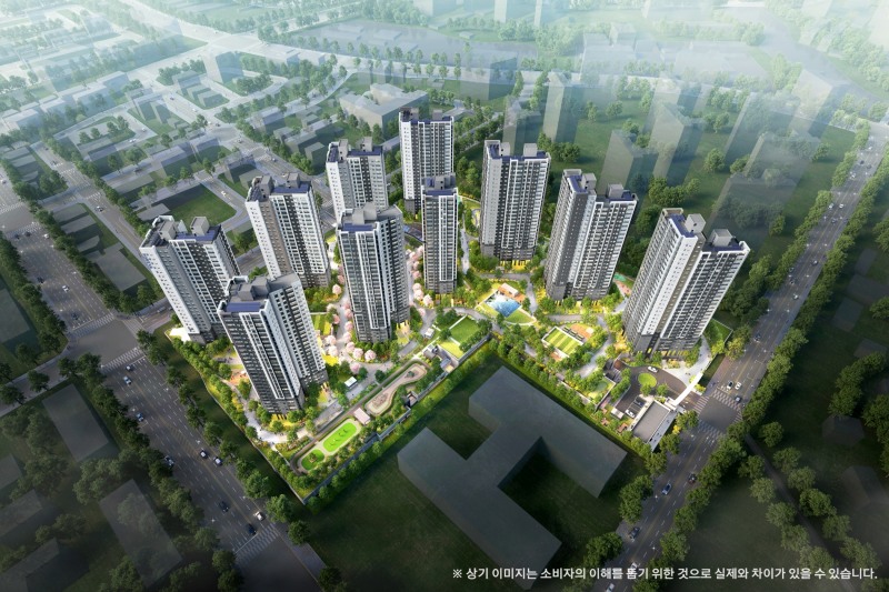 포레나 평택화양 조감도.(사진=한화 건설부문)