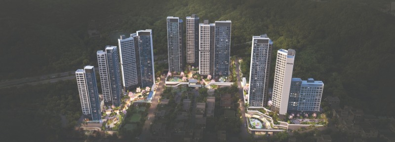부산 대연동 1~3구역 메인 조감도.(사진=코오롱글로벌)