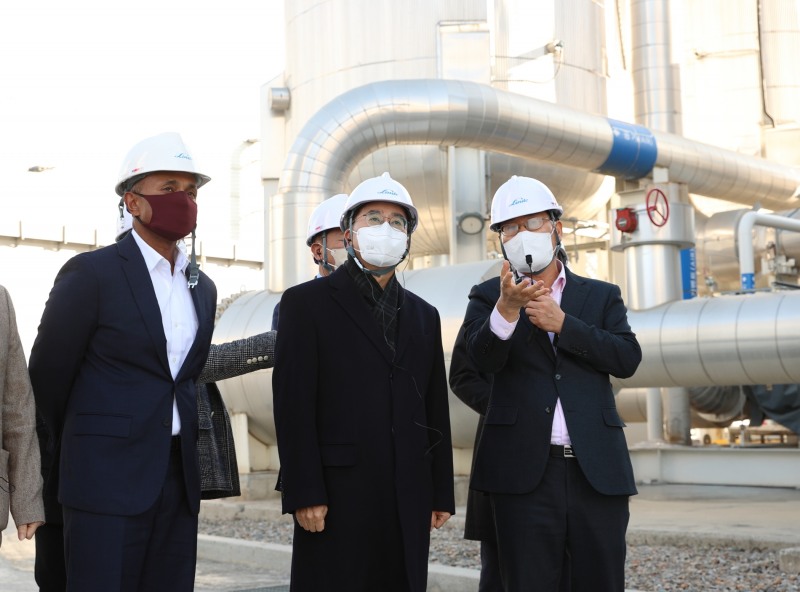 미국 린데 반도체 희귀가스 투자협약 체결