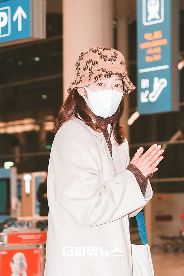 박신혜, 인천국제공항 입국