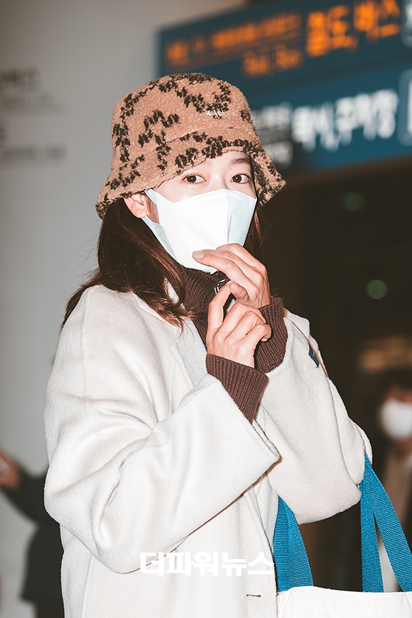 박신혜, 인천국제공항 입국