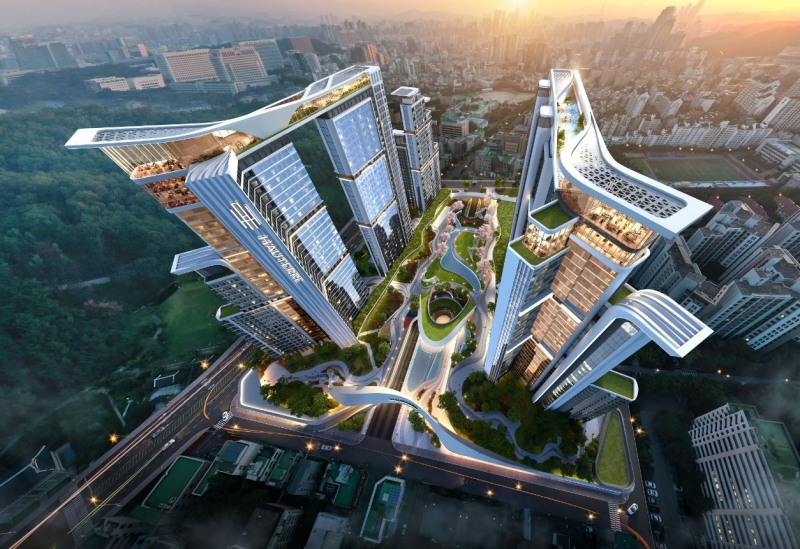 방배신동아 재건축 조감도.(사진=포스코건설)