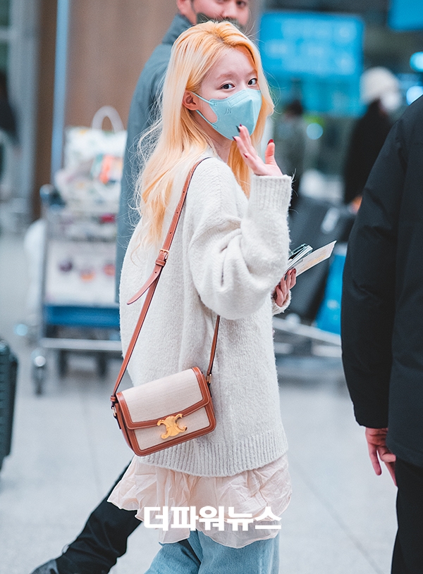 여자아이들 슈화, 인천국제공항 입국