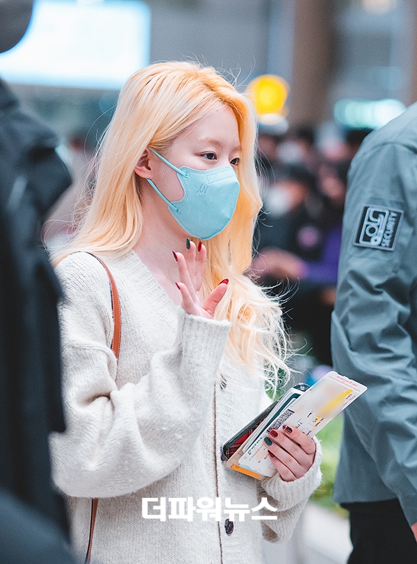 여자아이들 슈화, 인천국제공항 입국