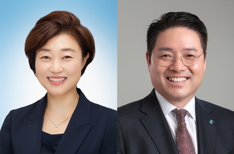 왼쪽부터 김운영, 김인태 신임 부행장. 사진=IBK기업은행