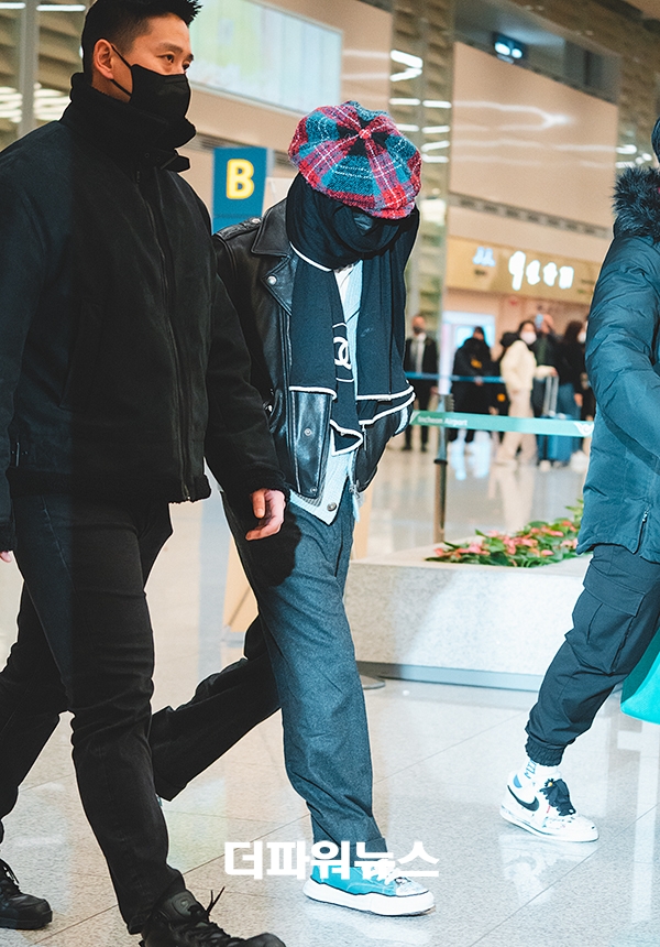 지드래곤, 인천국제공항 입국