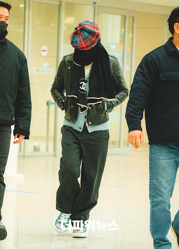 지드래곤, 인천국제공항 입국