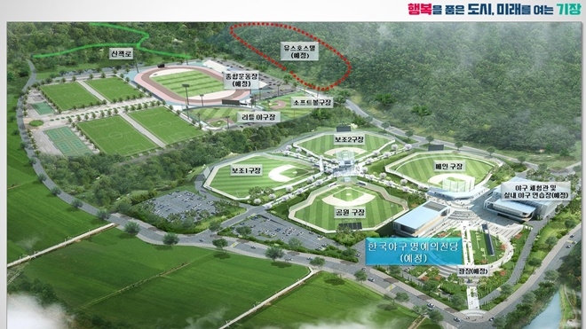 야구테마파크 조감도.(제공=부산 기장군)